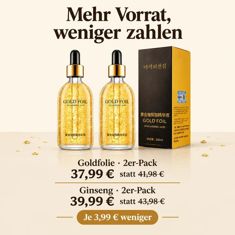 [Scale AI] comparison, Hyaluron-Gesichtsserum mit 24K-Gold