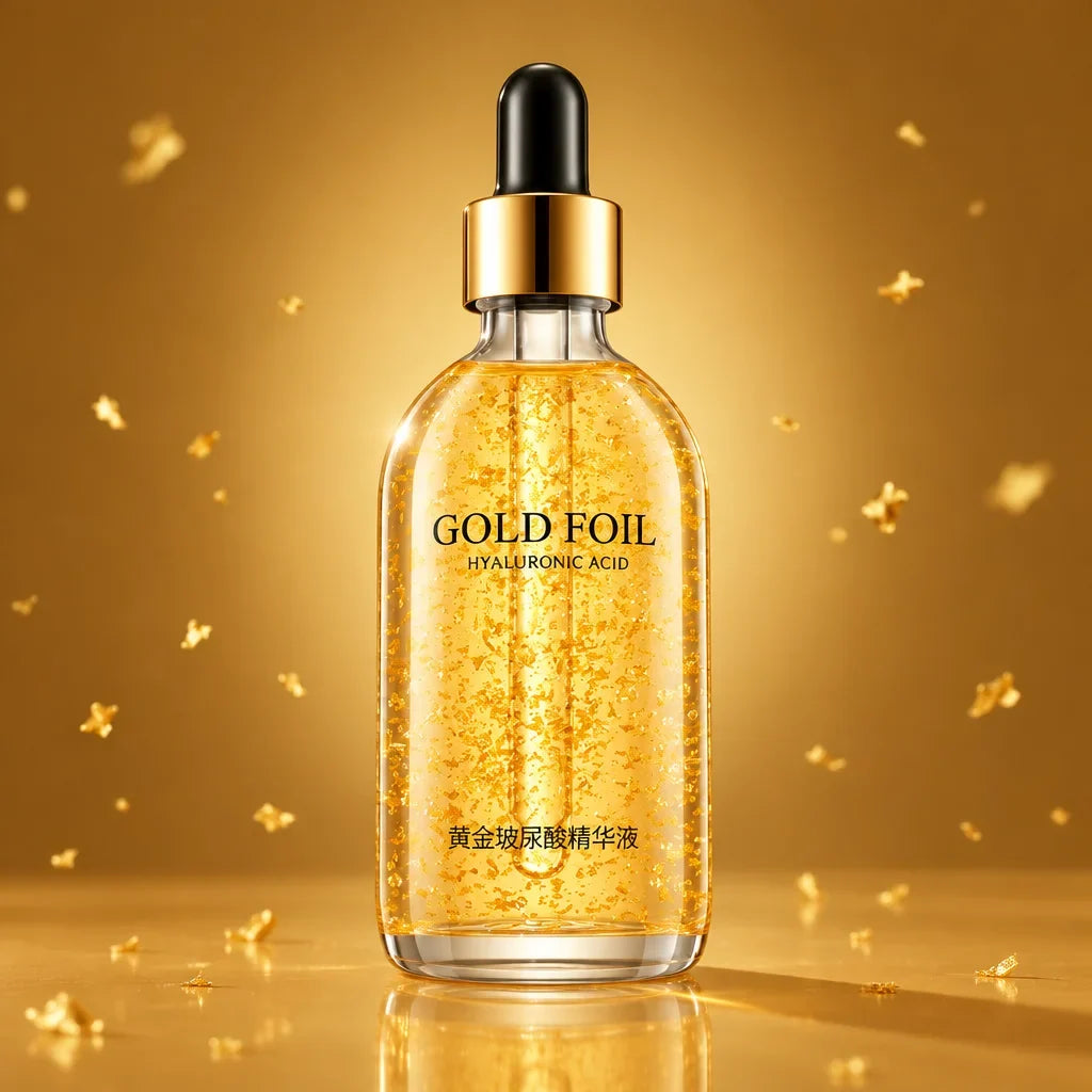 [Scale AI] product_hero, Hyaluron-Gesichtsserum mit 24K-Gold