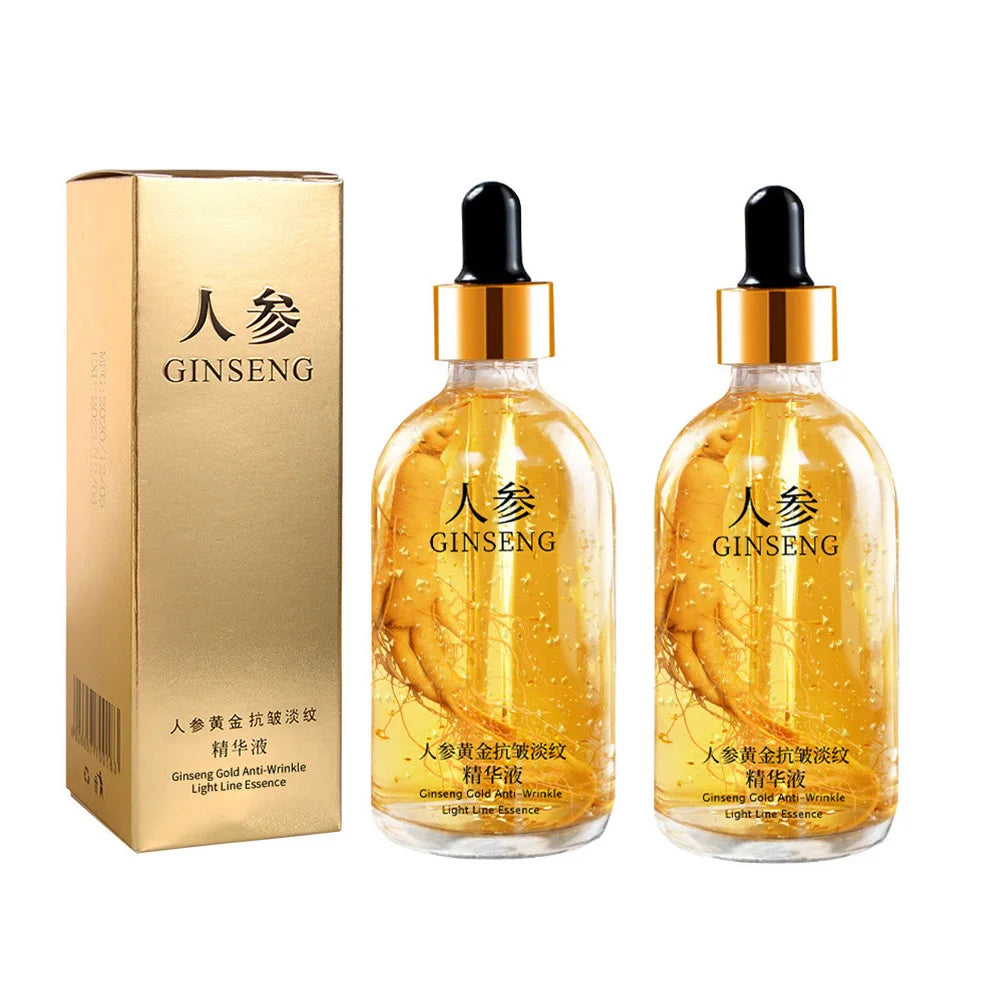 Zwei Flaschen Gesichtsserum mit Ginseng