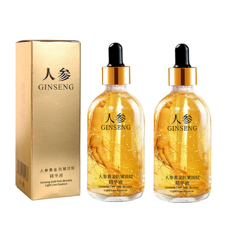 Zwei Flaschen Gesichtsserum mit Ginseng